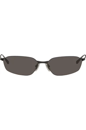 Balenciaga Lunettes de soleil hexagonales noires