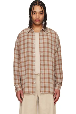 Holzweiler Chemise Elja brune à carreaux