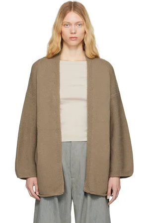 Lauren Manoogian Cardigan kaki ouvert à l