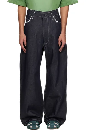 Camiel Fortgens Jean bleu marine en denim brut