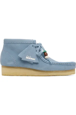 Clarks Bottes Wallabee bleues