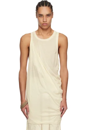 Rick Owens Débardeur Anthem blanc cassé - Hollywood