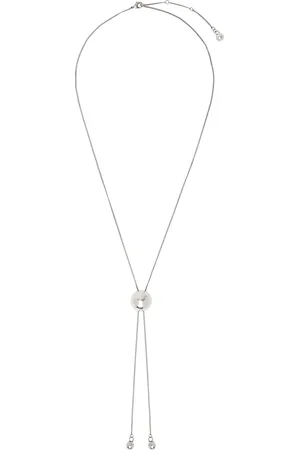 LEMAIRE Collier de style cravate-western argenté - Rattle