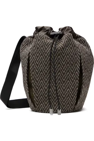Omar Afridi Sac de style pochette brun