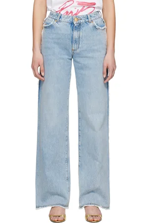 Balmain Jean droit bleu en denim