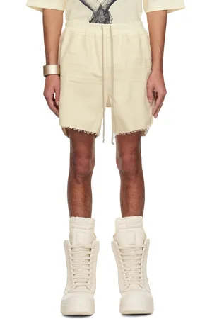 Rick Owens Short boxeur blanc cassé - Hollywood