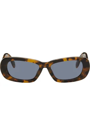Palm Angels Lunettes de soleil Dana brunes