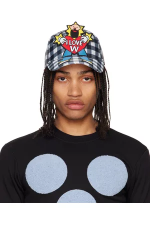 WALTER VAN BEIRENDONCK Casquette Clown bleu et blanc