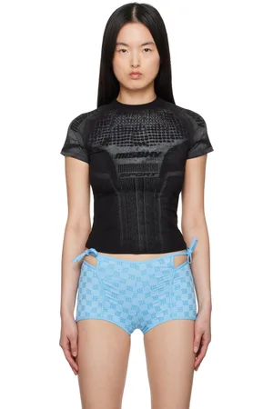 MISBHV T-shirt noir en jersey à imprimé Actiwear