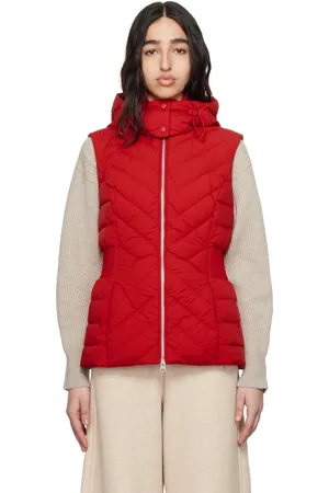 Mackage Veste légère Hoshi rouge rembourrée en duvet à capuche