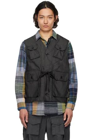 ENGINEERED GARMENTS Veste C-1 noire en denim