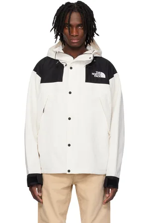 The North Face Blouson de randonnée blanc cassé et noir en DryVent™ Mono