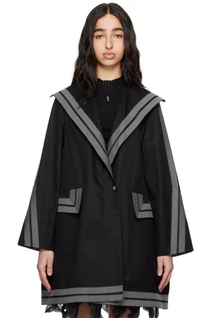 Kiko Kostadinov Manteau Dorado noir