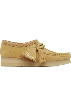 Clarks Derbys Wallabee brun clair