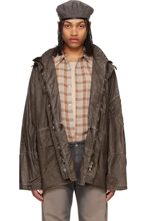 OUR LEGACY Blouson Horizon brun