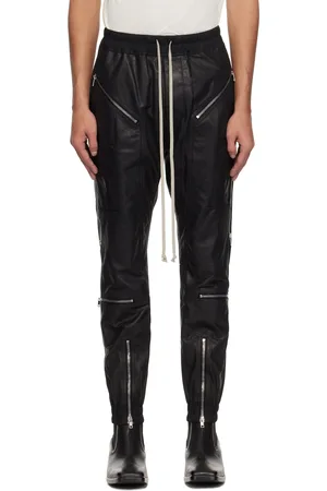 Rick Owens Pantalon noir en cuir - Hollywood Headon