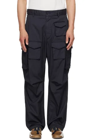 ENGINEERED GARMENTS Pantalon cargo FA bleu marine