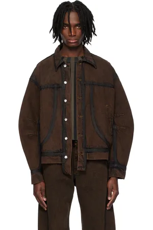 ECKHAUS LATTA Blouson Redux brun en denim