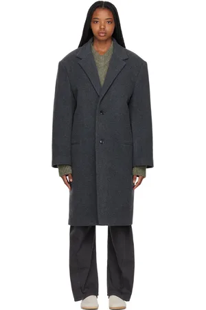 LEMAIRE Manteau Chesterfield gris