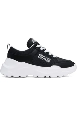 VERSACE Baskets Speedtrack noires à logos
