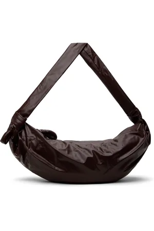 LEMAIRE Grand sac souple Croissant bourgogne