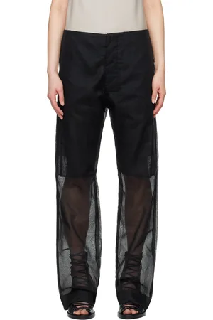 GABRIELA COLL GARMENTS Pantalon No.205 noir en taffetas