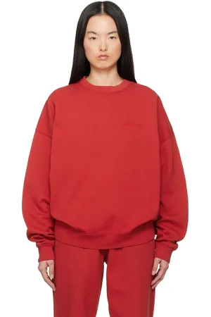 ANINE BING Pull molletonné Miles rouge