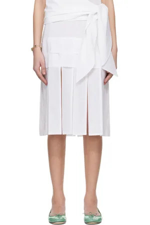 SUPER YAYA Jupe midi Imperial blanche