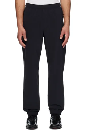 Moncler Pantalon de survêtement noir à écusson à logo