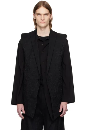 JULIUS Veston sans manches Herren noir