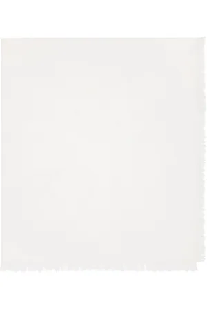 Max Mara Écharpe Pepli blanche
