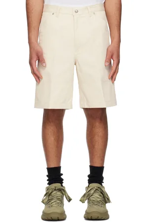 Moncler Bermuda blanc cassé en coton