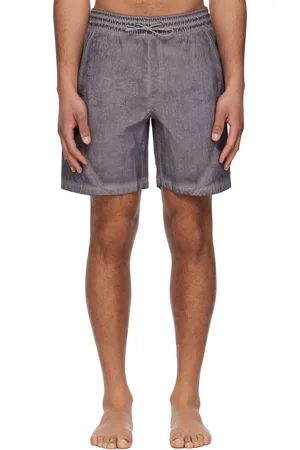 Coor Maillot de bain gris en tissu antidéchirures surteint à coutures incurvées