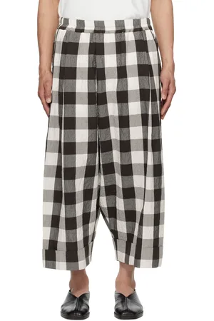 TOOGOOD Pantalon Baker noir et blanc