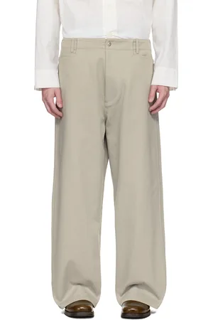 Omar Afridi Pantalon ample Trotti gris