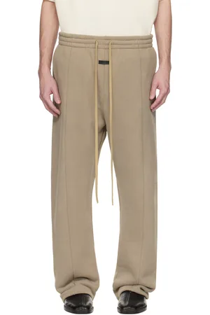 FEAR OF GOD Pantalon de survêtement décontracté beige en molleton de cachemire et coton