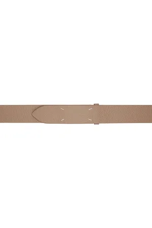 Maison Margiela Ceinture beige à ornement cousu emblématique