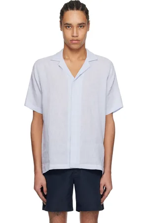 Orlebar Brown Chemise Maitan bleue