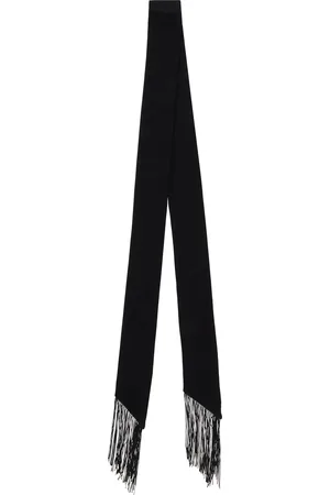 Maison Margiela Foulard noir en soie