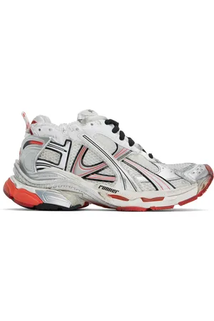 Balenciaga Baskets Runner blanc et rouge
