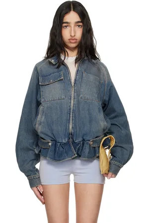 Gimaguas Blouson Corinne bleu en denim