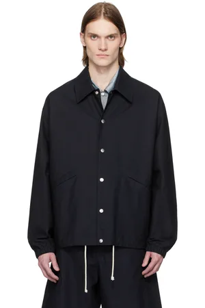 Jil Sander Blouson de sport bleu marine