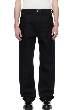 Jil Sander Jean WL noir en cuir