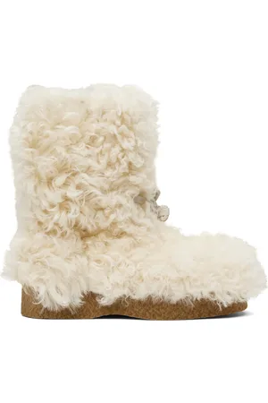 Bottega Veneta Bottes Torino blanc cassé