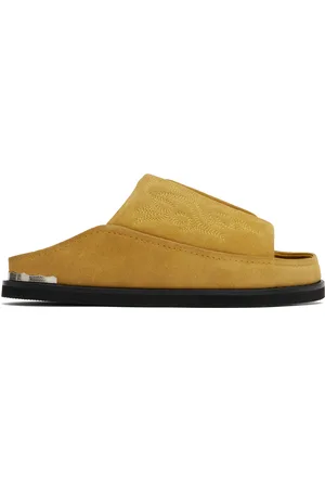 TOGA VIRILIS Sandales brun clair à ornement brodé