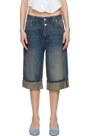 Gimaguas Short ample bleu en denim