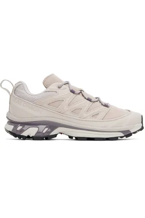 Salomon Baskets XT-6 EXPANSE taupe en cuir