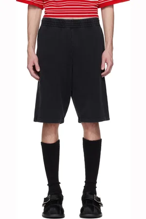 MARTINE ROSE Short noir à logo