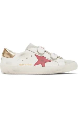 BONPOINT Enfant | Baskets Golstar blanc et rose édition Golden Goose