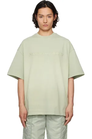 Feng Chen Wang T-shirt vert à motif tie-dye